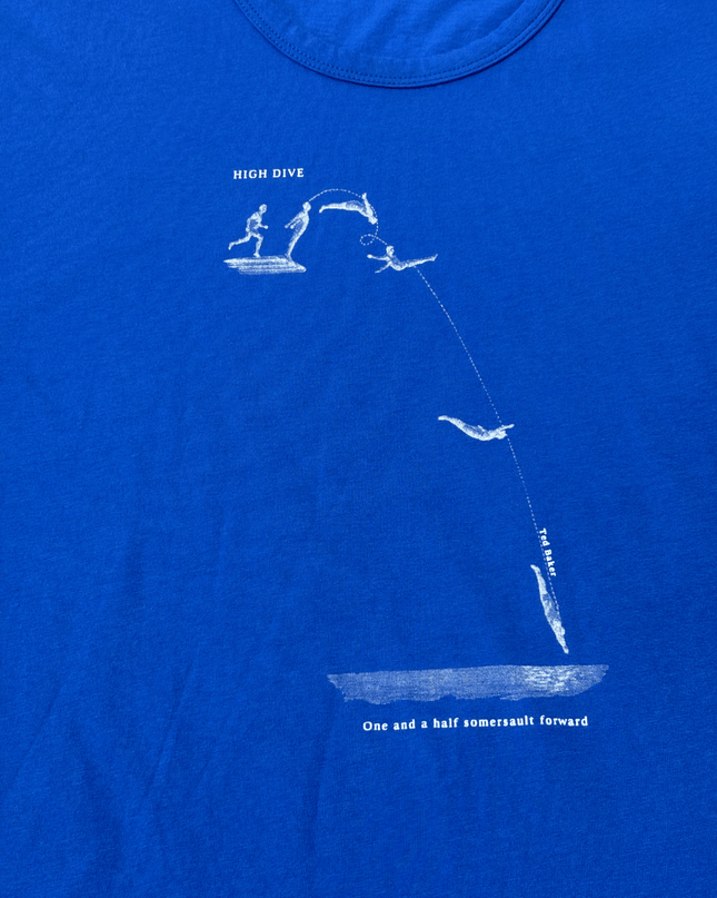 Ted Baker London Blue High Dive Graphic T-Shirt