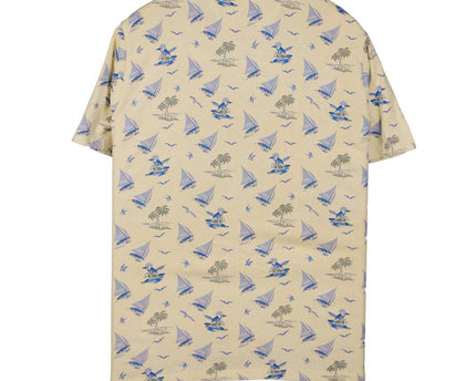 Ralph Lauren River Lodge Tropical Palm Yellow Polo Shirt