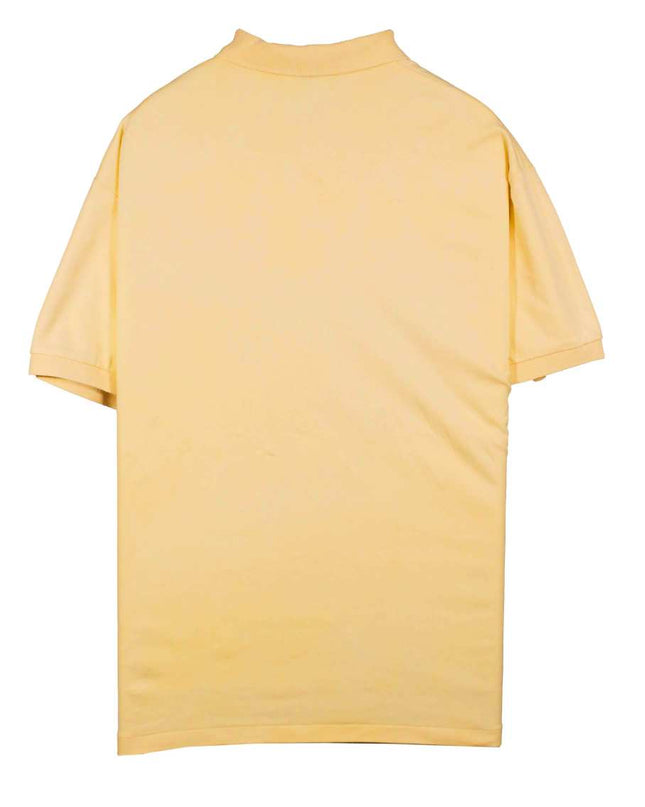 Ralph Lauren Button Soft Touch Polo Yellow Polo Shirt