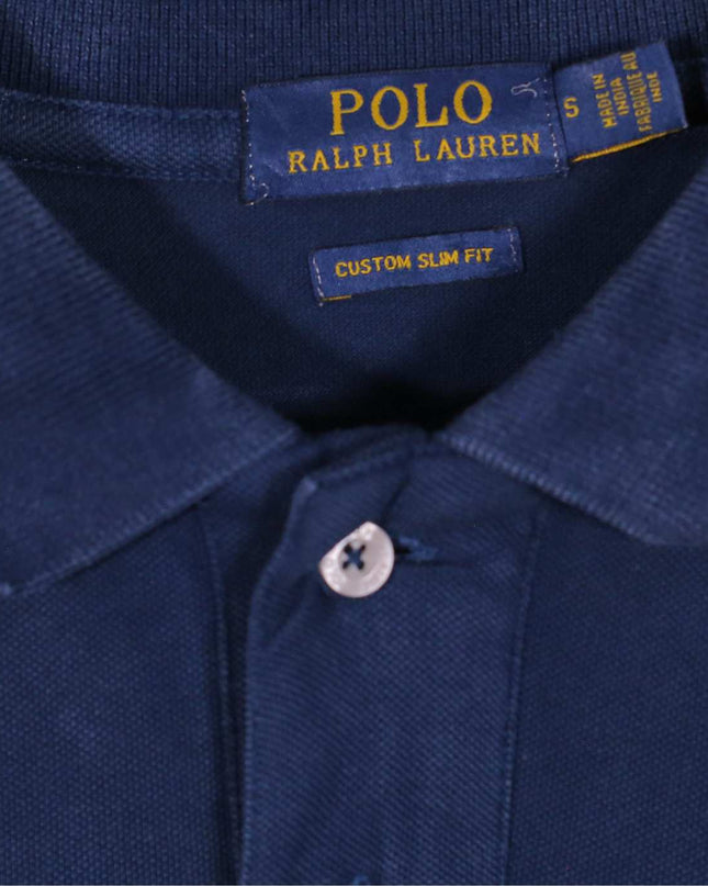Ralph Lauren Polo Slim Fit Pony Casual Blue Polo Shirt