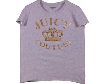 Juicy Couture Girl Velour Jogging Heather Gray T-Shirt