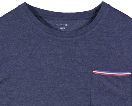 Lacoste Mens Pocket Blue T-Shirt