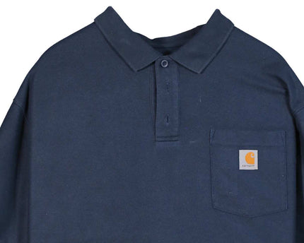 Carhartt Original Fit Blue Polo Shirt