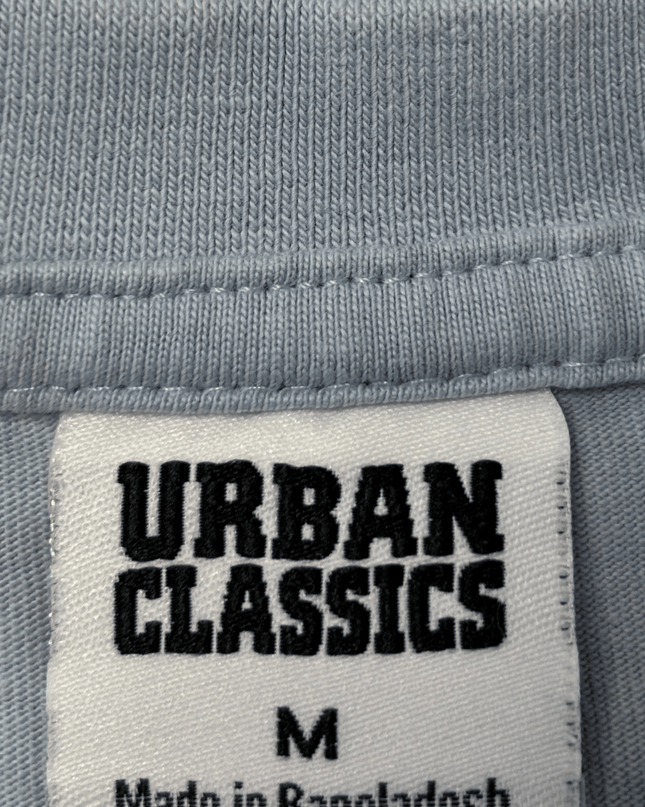 Urban Classics Solid Slate Grey Cotton T-Shirt