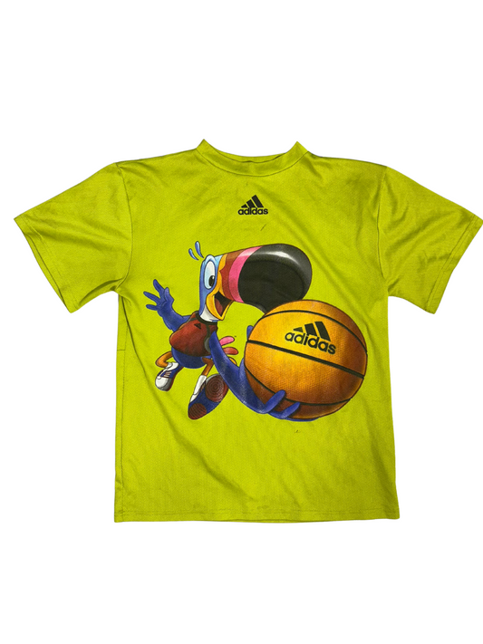 Vintage Adidas 90's Tucan Sam Shirt Fruit Loops Cereal TShirt - M