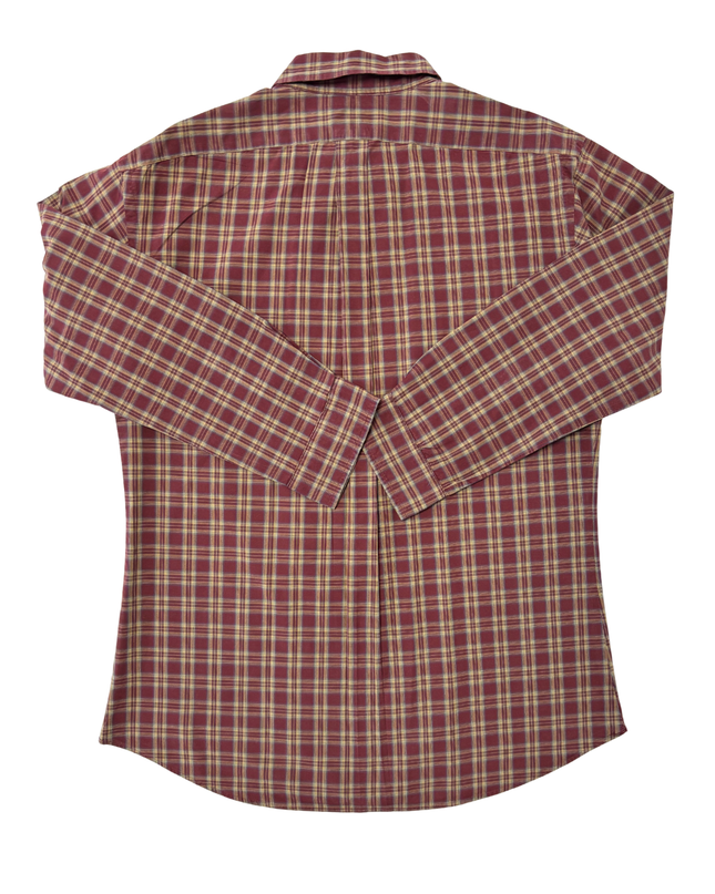 Ralph Lauren Custom Fit Multicolor Plaid Long-Sleeve Shirt