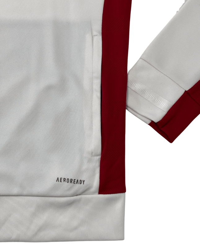 Adidas England Training Track Jacket White/Maroon AEROREADY