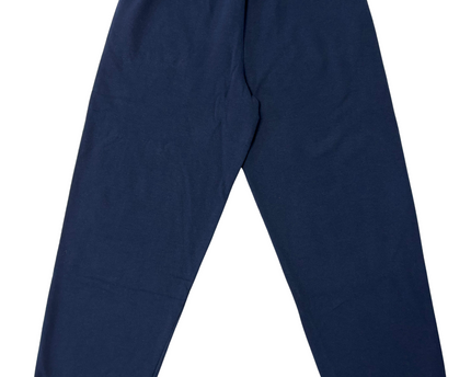 Gildan Heavy Blend Navy Blue Graphic Sweatpants - XS | Waist: 24"