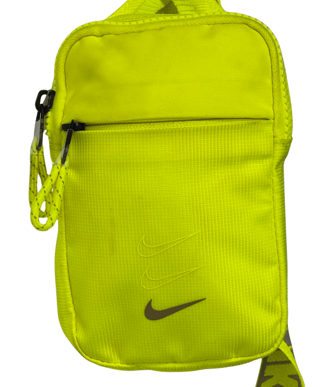Nike Neon Volt Mini Crossbody Bag with Logo Strap