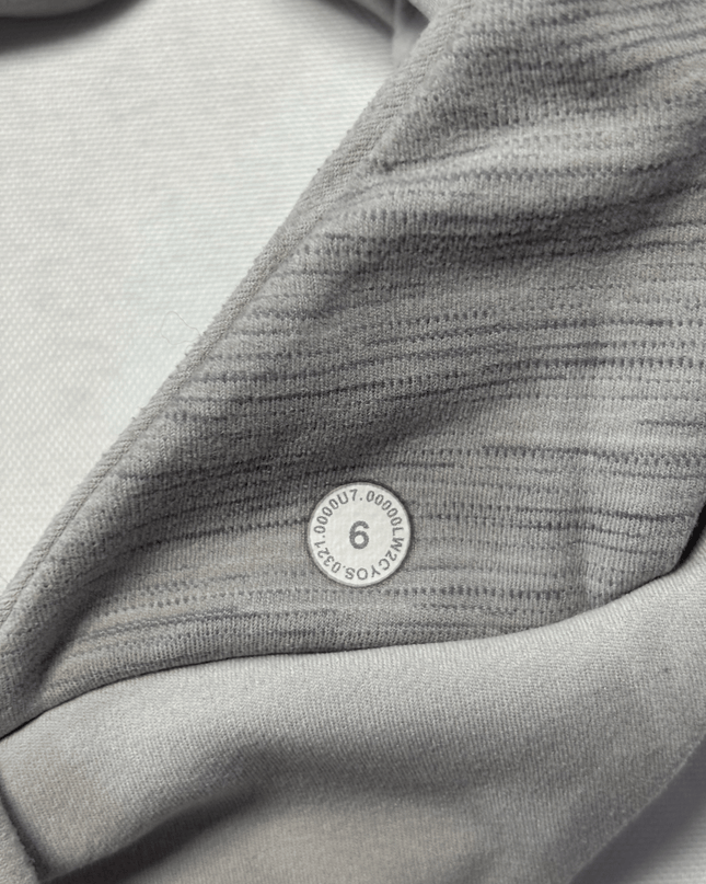 Lululemon Align Light Support Heathered Grey Sports Top