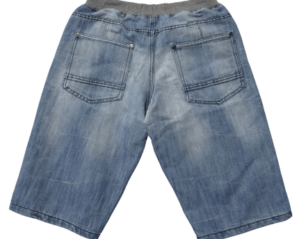 No Fear Baggy Denim Blue Skater Shorts