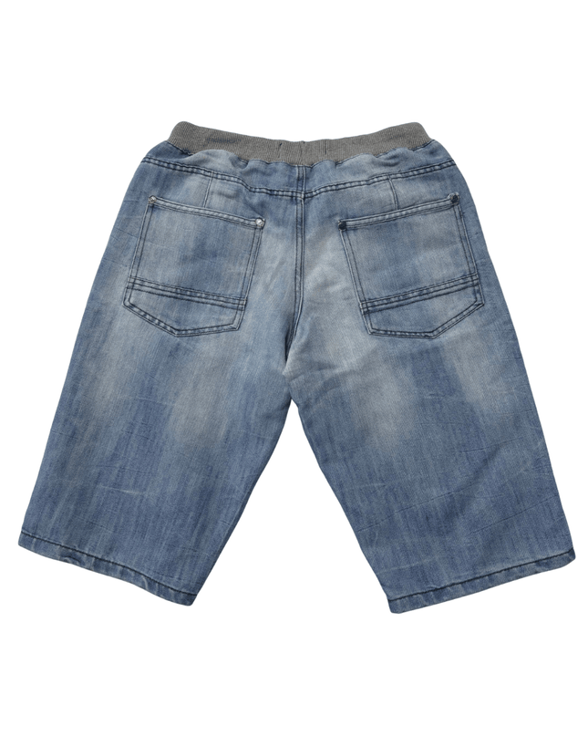 No Fear Baggy Denim Blue Skater Shorts
