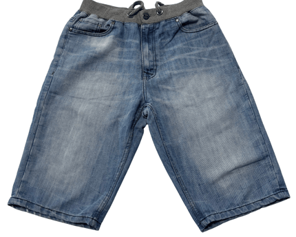 No Fear Baggy Denim Blue Skater Shorts