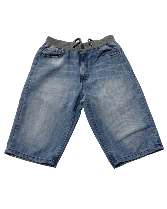 No Fear Baggy Denim Blue Skater Shorts
