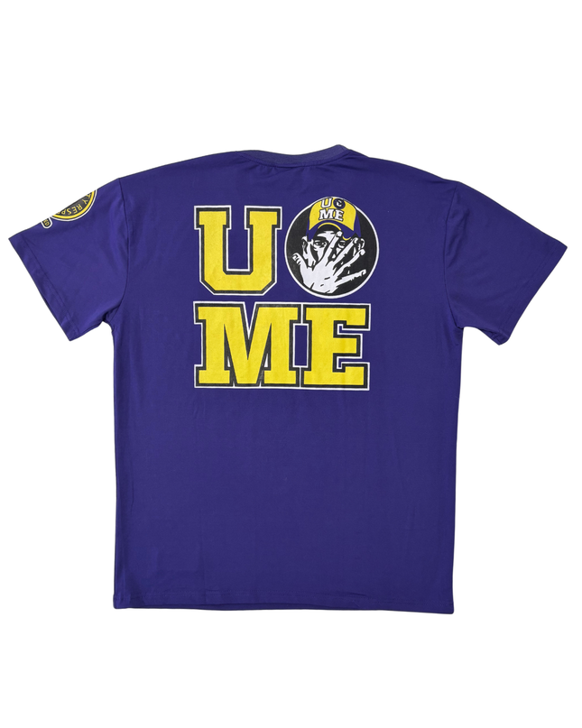 WWE John Cena “Never Give Up” Cenation Purple Graphic T-Shirt - M