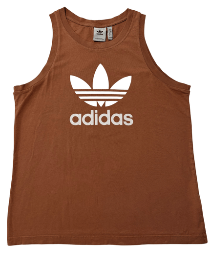 Adidas Originals Trefoil Logo in Terracotta Tank Top