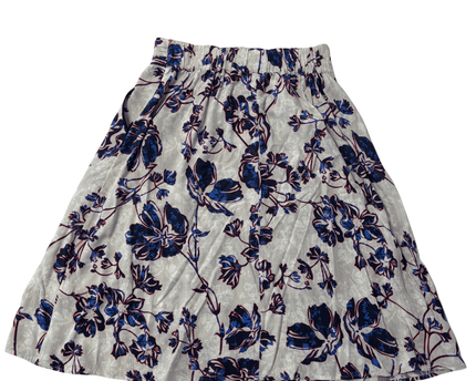 Warehouse Floral Print Pleated Midi Skirt