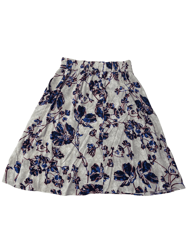 Warehouse Floral Print Pleated Midi Skirt