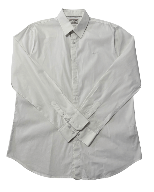 Guess Slim Fit Classic White Dress Shirt