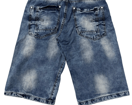 G-Star Raw Blue Distressed Jorts Denim Shorts