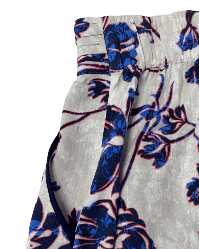 Warehouse Floral Print Pleated Midi Skirt