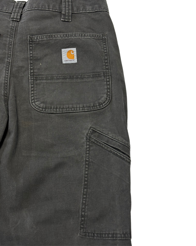 Carhartt Dark Grey Relaxed Fit Rugged Utility Work Pants