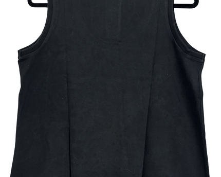 Ralph Lauren Sport Black Sleeveless with Purple Pony Logo Polo Shirt