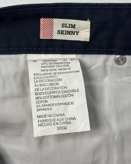 Dickies Slim Skinny Navy Blue Work Pants