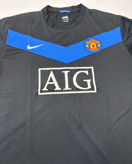 Nike Manchester United 2008/09 Carrick #16 AIG Sponsor Away Jersey - XL