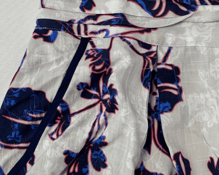 Warehouse Floral Print Pleated Midi Skirt
