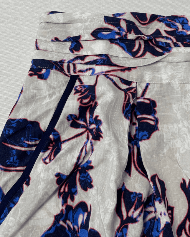 Warehouse Floral Print Pleated Midi Skirt