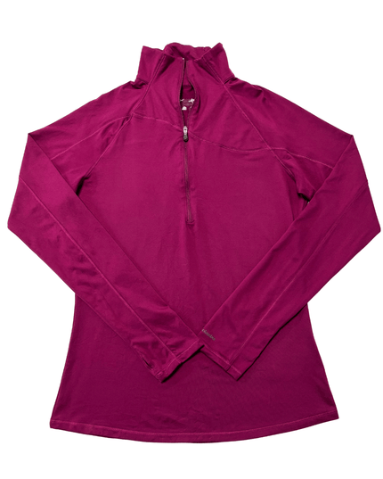 Columbia Active Fit Fuchsia Half-Zip Performance Pullover
