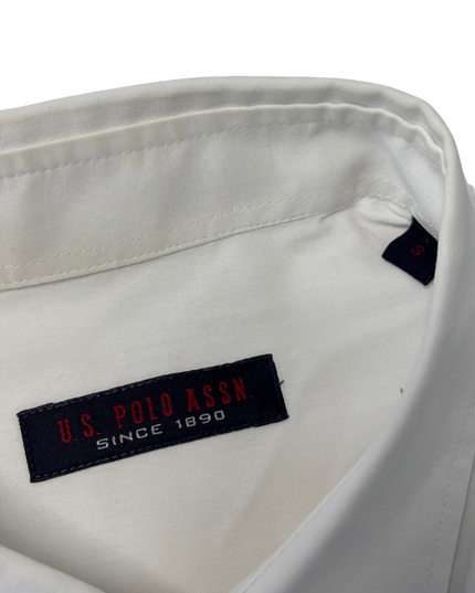 U.S. Polo Assn. Classic White Long Sleeve Button-Down Shirt - M
