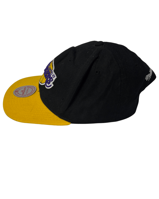 Mitchell & Ness NBA Black & Gold “Los Angeles Lakers” Snapback Cap