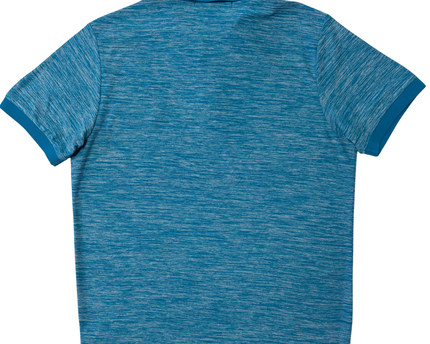 U.S. Polo Assn. Heather Sky Blue Performance Polo Shirt