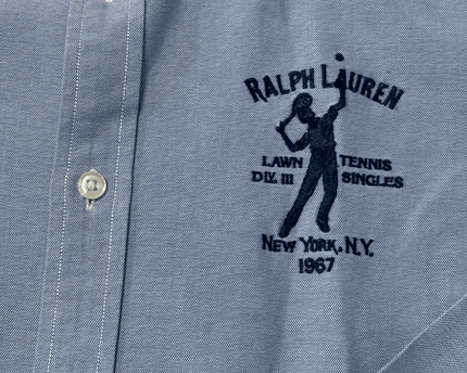 Ralph Lauren Lawn Tennis Singles New York 1967 Slim Fit Shirt