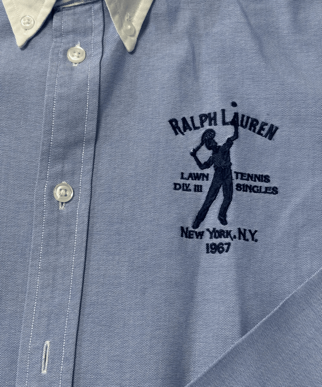 Ralph Lauren Lawn Tennis Singles New York 1967 Slim Fit Shirt