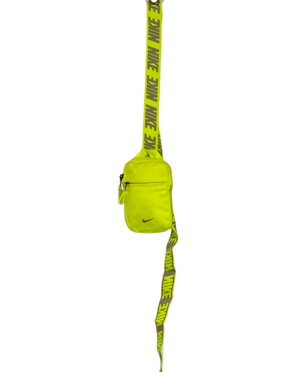 Nike Neon Volt Mini Crossbody Bag with Logo Strap