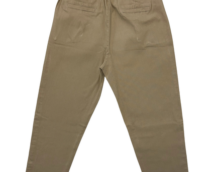 Limelight Khaki Tapered with White Side Stripe Pants - XS | Waist: 26"