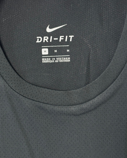Nike Dri-Fit Running Division Black Reflective Swoosh Training T-Shirt
