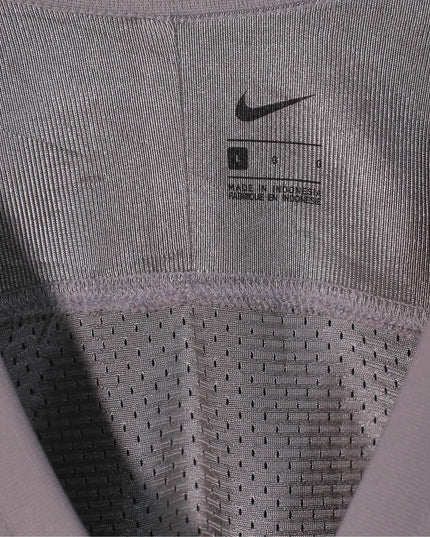 Nike Grey Mesh V-Neck Practice Football Jersey