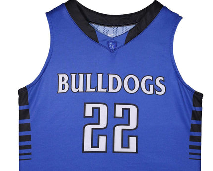 Nike Bulldogs #22 Royal Blue Basketball Jersey