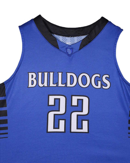 Nike Bulldogs #22 Royal Blue Basketball Jersey
