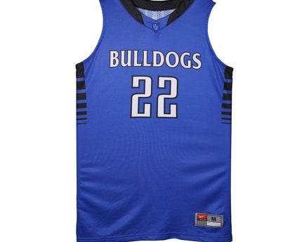 Nike Bulldogs #22 Royal Blue Basketball Jersey