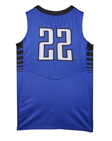Nike Bulldogs #22 Royal Blue Basketball Jersey