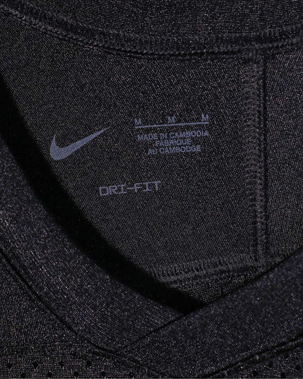 Nike Dri-FIT Black Mesh Football Practice T-Shirt