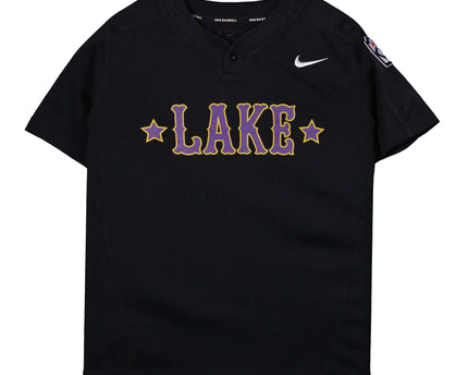Nike Team Baseball “Lake” Fischer #38 Black Jersey