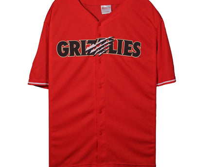 Promotional Adventures Grizzlies Red Baseball Jersey