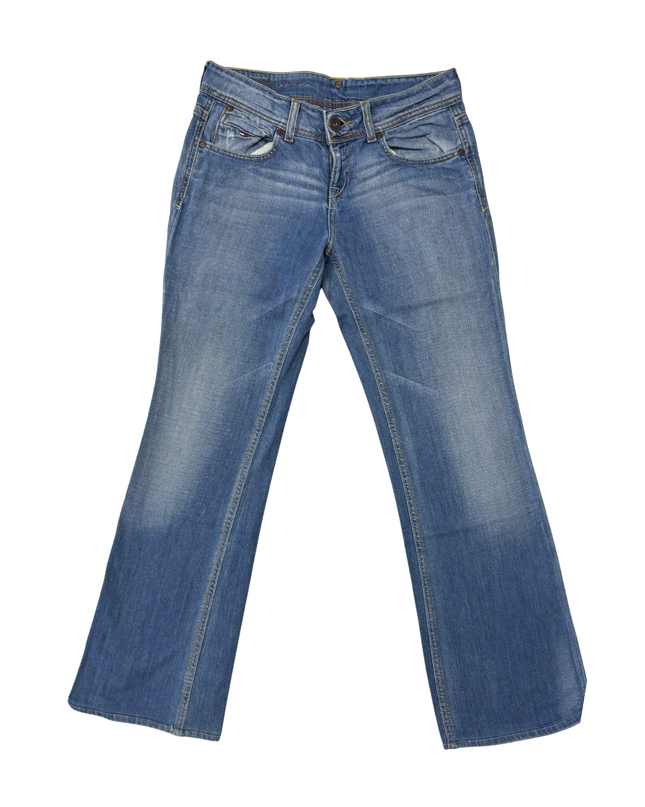 Hilfiger Denim Mid Wash Bootcut Blue Jeans - M | Waist: 30"