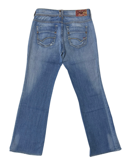 Hilfiger Denim Mid Wash Bootcut Blue Jeans - M | Waist: 30"